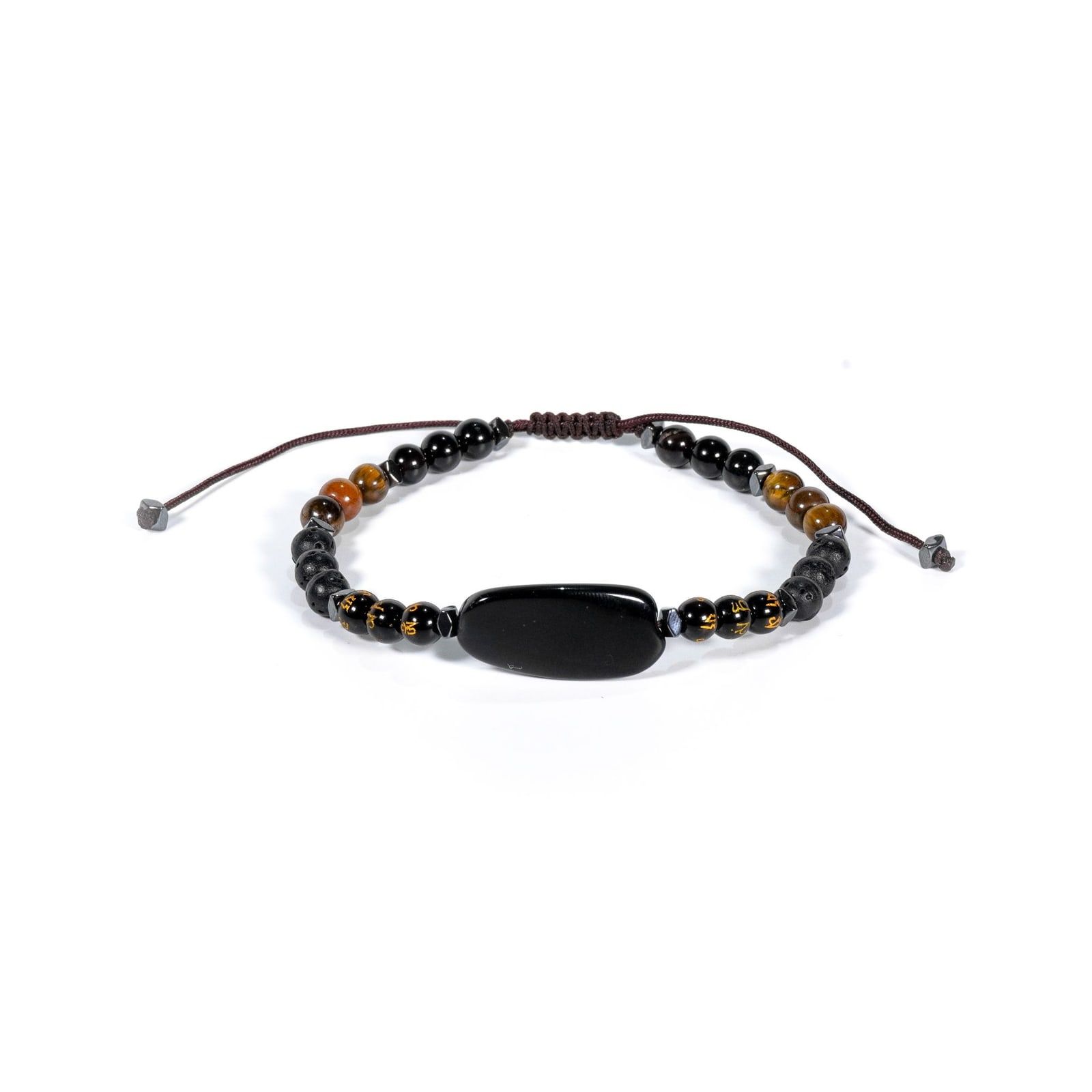 Pulsera Ónix y ojo de tigre